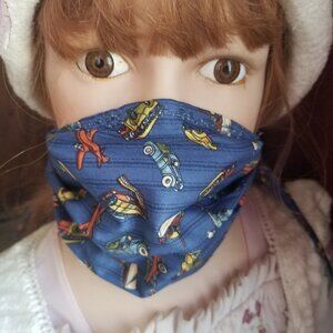 Kid Size Mask w/ Silver/Copper Filters-Cars